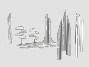 精神堡垒造型3d模型