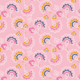 无缝拼接印花背景