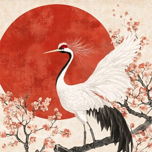 旭日仙鶴圖 旭日仙鹤素材-旭日仙鹤图片-旭日仙鹤设计模板-昵图网