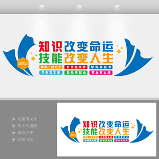 职业教育文化墙