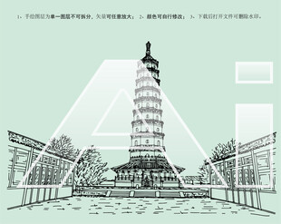 河北承德永佑寺舍利塔