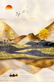 金山麋鹿发财树