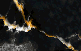 高清幻影黑金花大理石