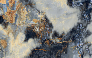 高清金色幻影蓝大理石