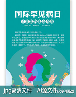 国际罕见病海报