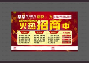 超市火热招商