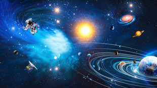 宇宙星空太阳系