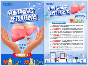 2025年全国爱肝日主题海报