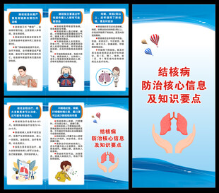 结核病日三折页