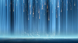 星空瀑布