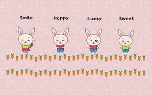 小白兔卧室背景