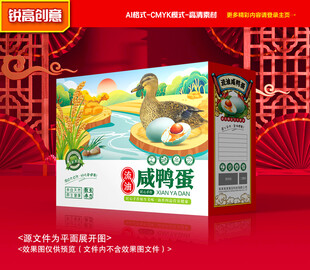 咸鸭蛋包装 烤鸭蛋礼盒