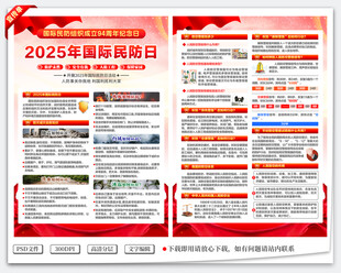 国际民防日宣传单