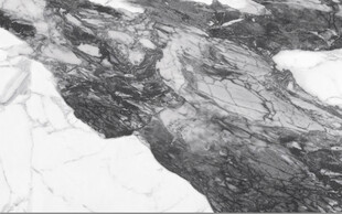 高清墨韵熊猫白大理石