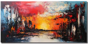 风景抽象油画素材-风景抽象油画图片-风景抽象油画设计模板-昵图网