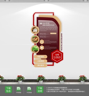 中国风中医养生文化墙