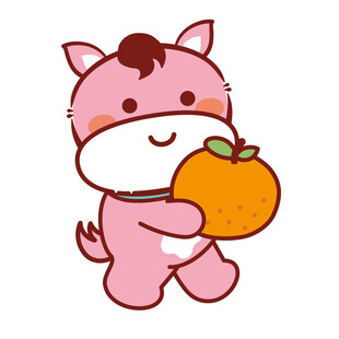 小萌马卡通插画表情包