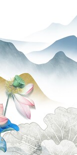 人气 清晰中式玄关 tif分层