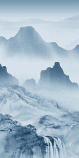 简约 简奢中式玄关 tif分层