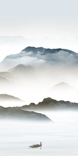 现代 简奢中式玄关 tif分层