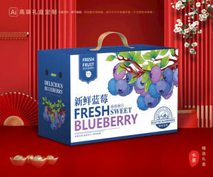 蓝莓包装 水果礼盒