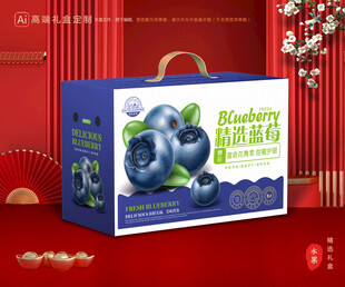 蓝莓包装 水果礼盒