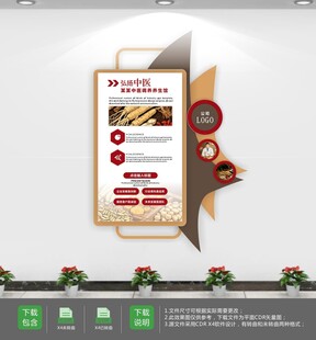 中医理疗文化墙 