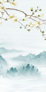 新款 现代中式玄关 tif分层