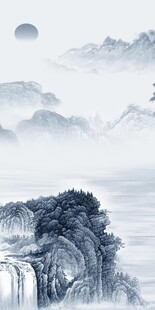 大气 现代中式玄关 tif分层