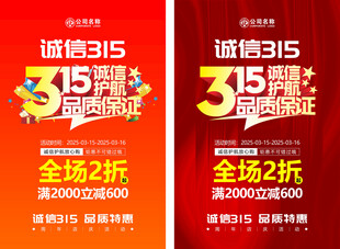315活动海报