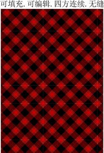 红色格子背景  苏格兰格纹面料