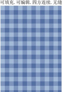 蓝色格子 春夏男装格子面料
