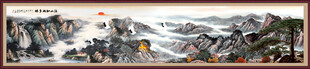 超长巨幅山水画