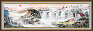 巨幅山水画国画