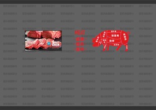猪肉形象墙