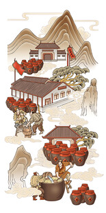酿酒图