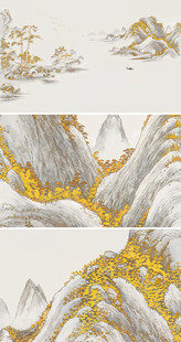 新中式意境山水画