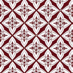 藤曼如意纹方形