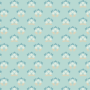 无缝连接丝绸印花服饰衣服图案