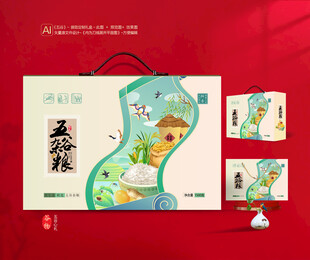 五谷杂粮包装 谷物礼盒