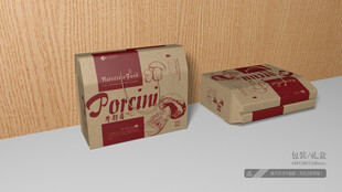 牛肝菌包装 平面图