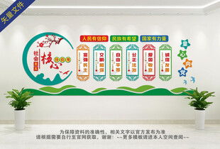 社会主义核心价值观文化墙