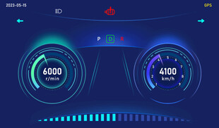 移动设备汽车界面UI