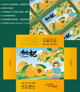 枇杷包装 水果礼盒