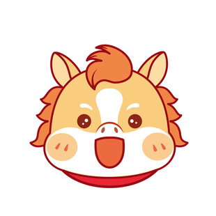 马宝宝头像表情包卡通