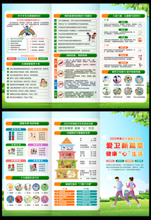 2025爱国卫生月三折页