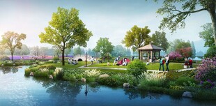 湿地公园效果图