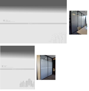 灰色渐变玻璃膜玻璃贴膜定制图