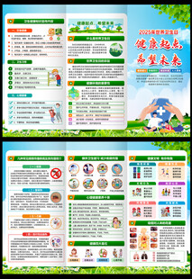 2025年世界卫生日三折页