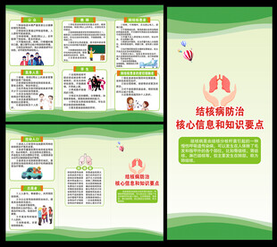 结核病日三折页